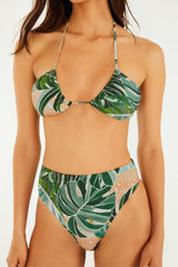 Elongated Bikini Top - FARM Rio MOSAIC RIO
