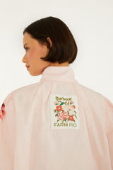 Bromelia Jacket - FARM Rio EDENS BLOOM LIGHT PINK