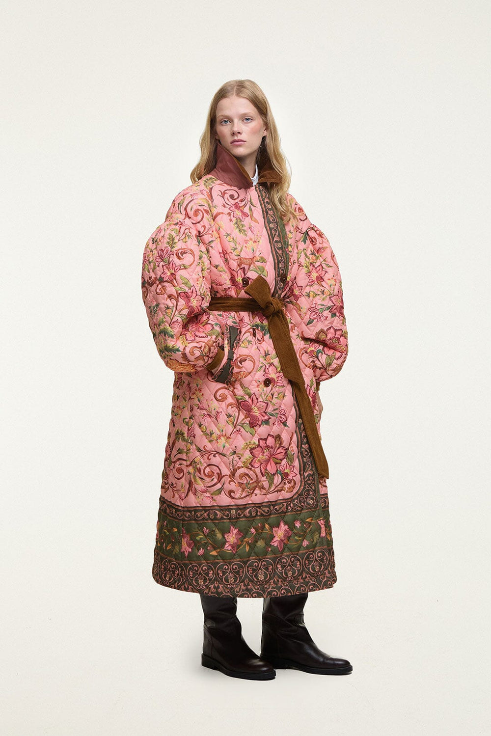 Cami Quilted Jacket - FARM Rio TROPICAL ROYALNESS PINK
