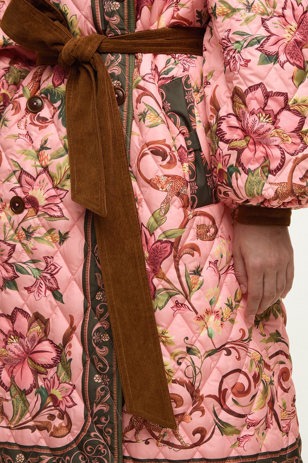 Cami Quilted Jacket - FARM Rio TROPICAL ROYALNESS PINK