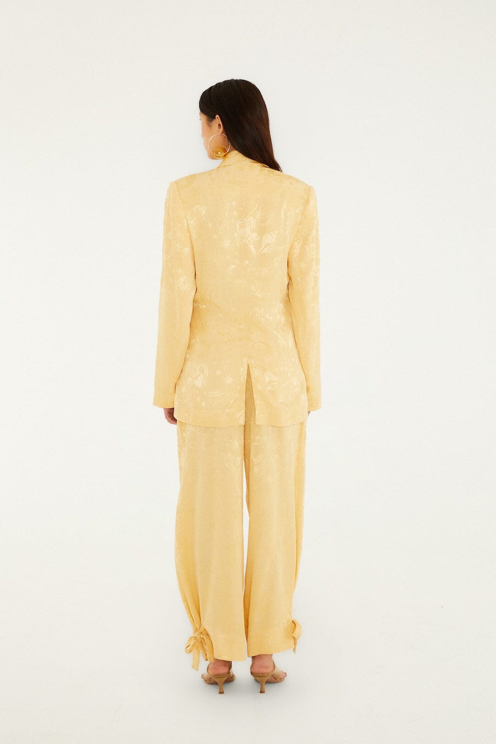 Beige Hem Ties Pockets Pants - FARM Rio BEIGE