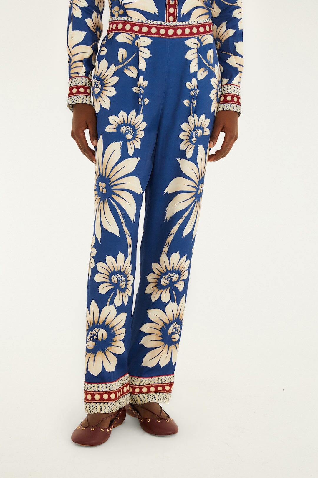Blue Luna Lenzing Ecovero Viscose Pajama Pants - FARM Rio LUNA BLUE