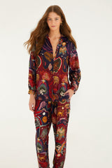 Multicolor Artsy Surreal Land Lenzing Ecovero Viscose Pants - FARM Rio ARTSY SURREAL LAND MULTICOLOR