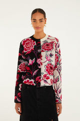 Mixed Winter Garden Knit Cardigan - FARM Rio WINTER GARDEN MIX