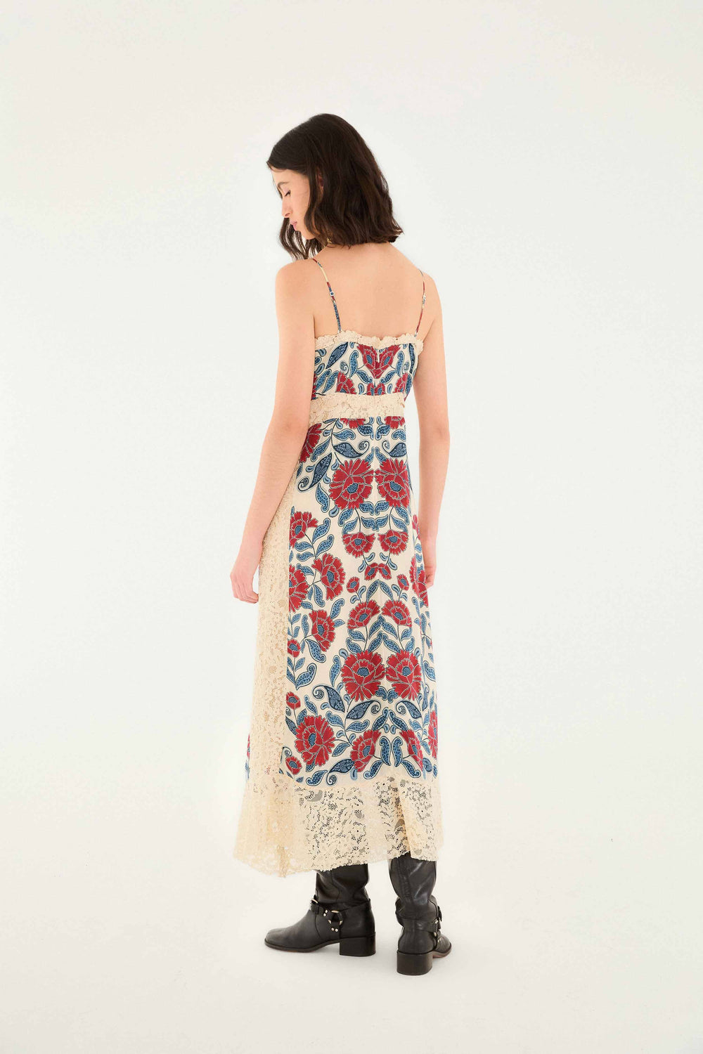 Sand Francesca Midi Dress - FARM Rio FRANCESCA SAND