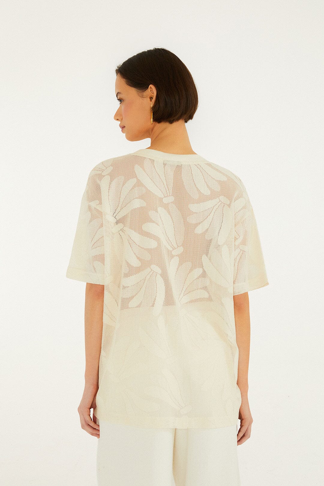 Off-White Banana Da Terra T-Shirt - FARM Rio OFF-WHITE