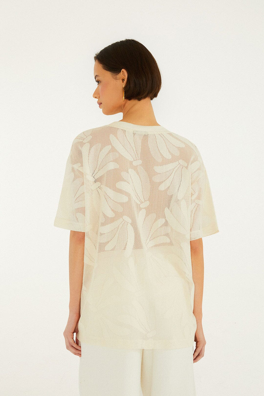 Off-White Banana Da Terra T-Shirt - FARM Rio OFF-WHITE