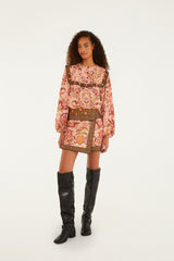 Cami Blouse - FARM Rio TROPICAL ROYALNESS PINK