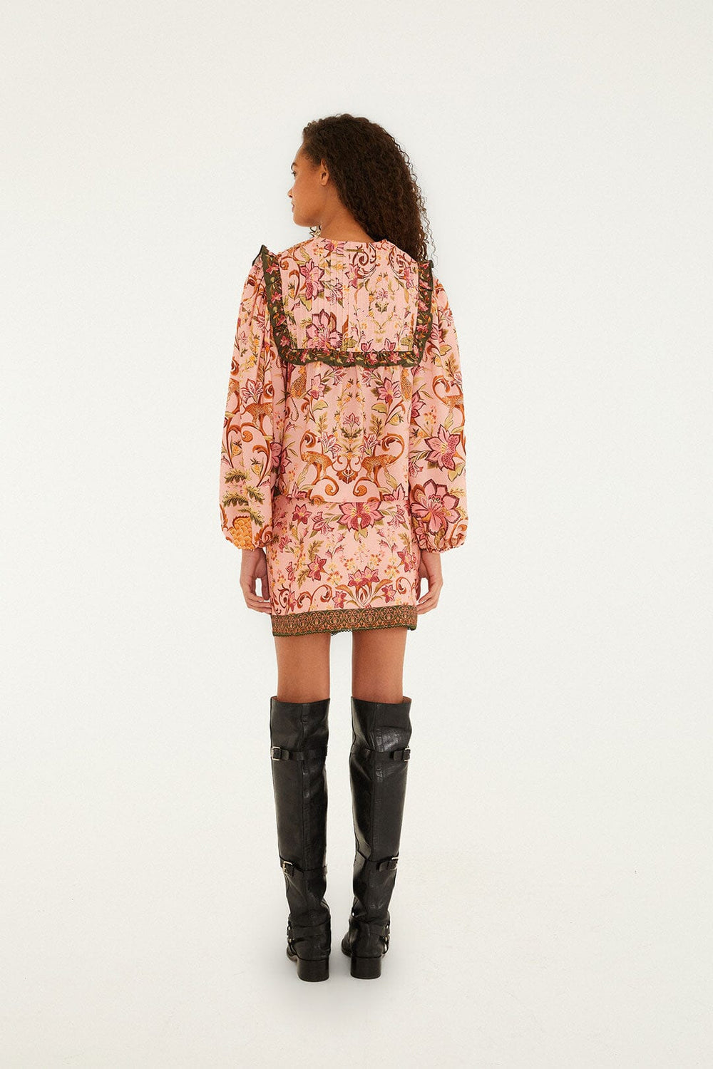 Cami Blouse - FARM Rio TROPICAL ROYALNESS PINK