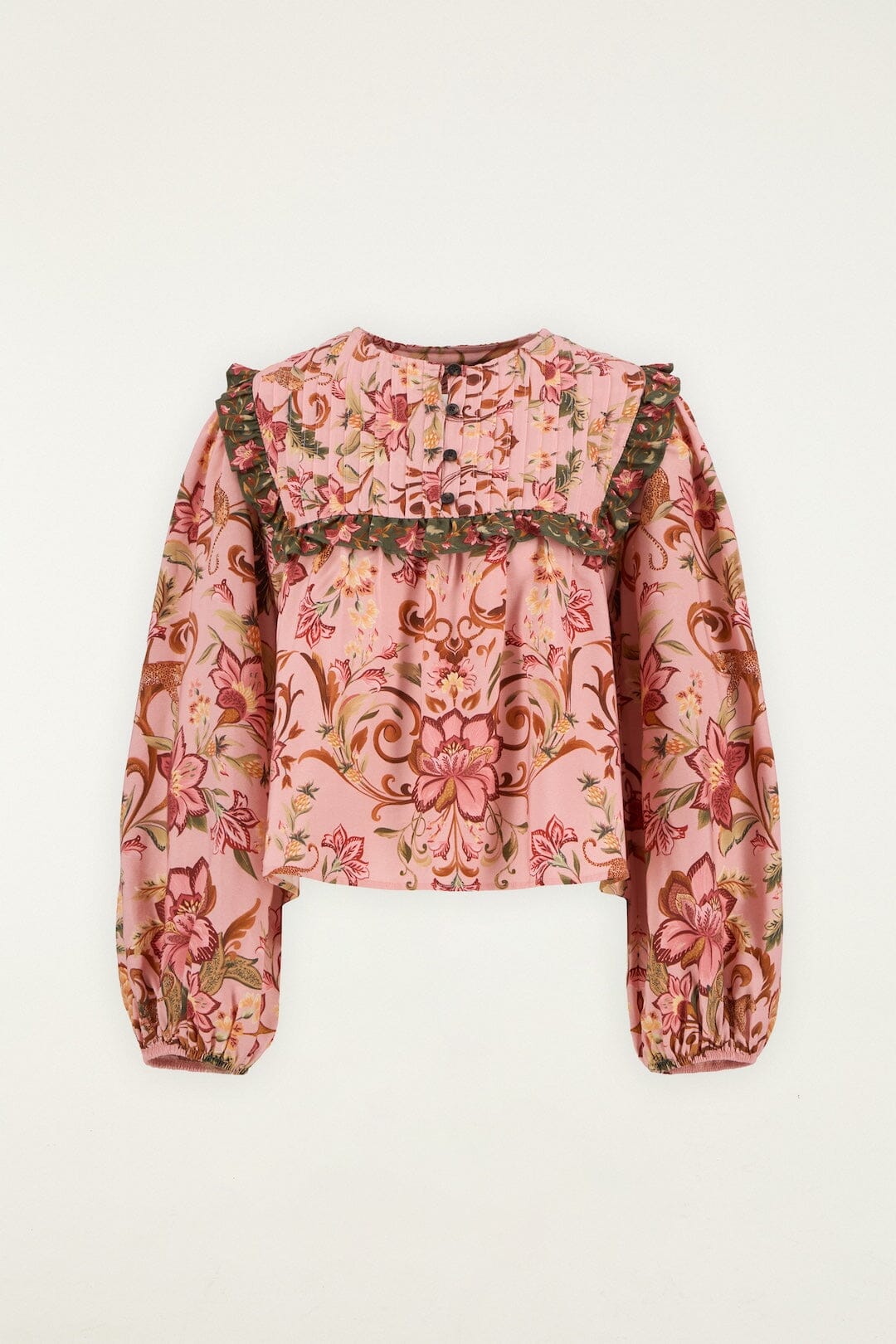Cami Blouse - FARM Rio TROPICAL ROYALNESS PINK
