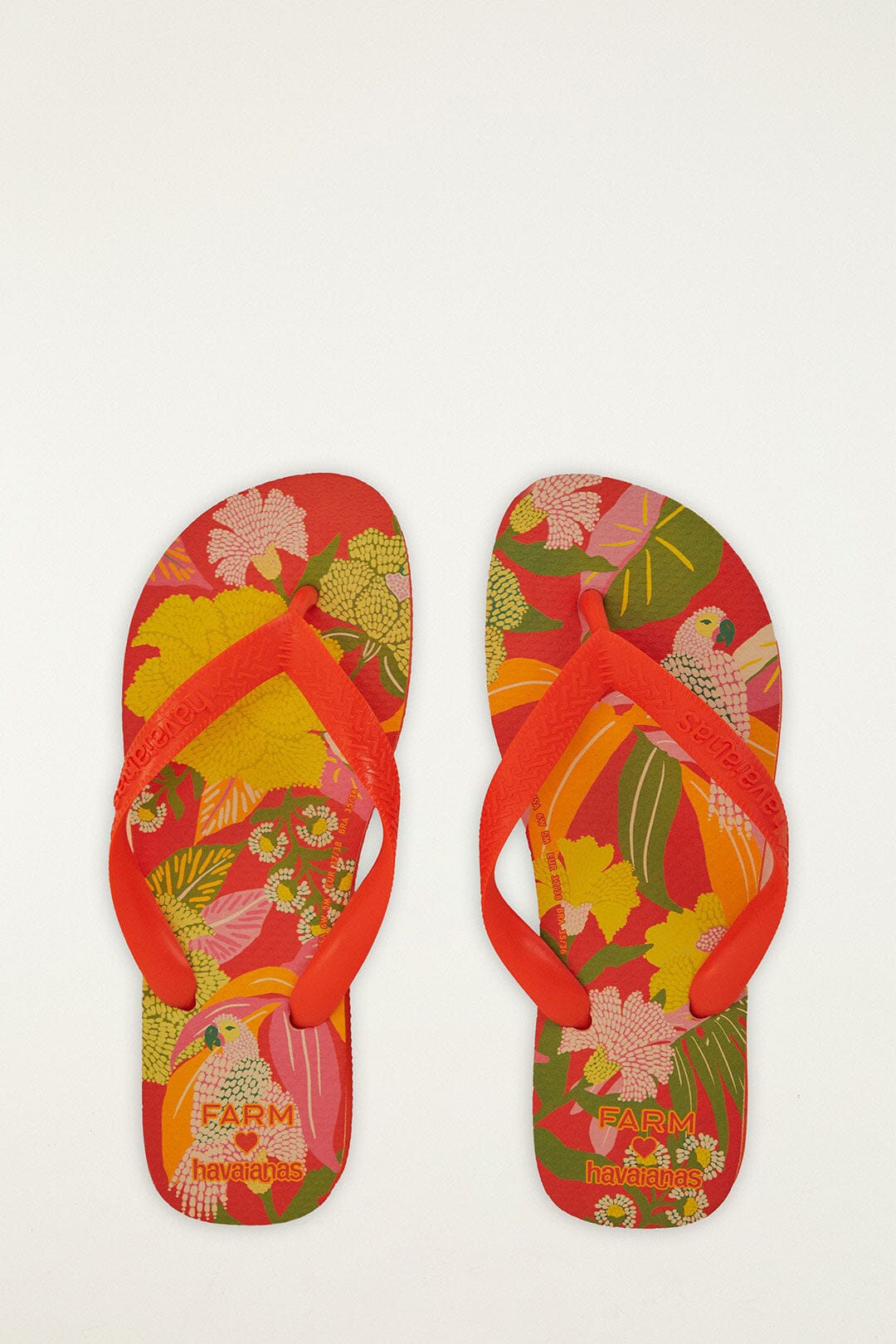 Farm Neon Flor Havaianas Sandals - FARM Rio ORANGE