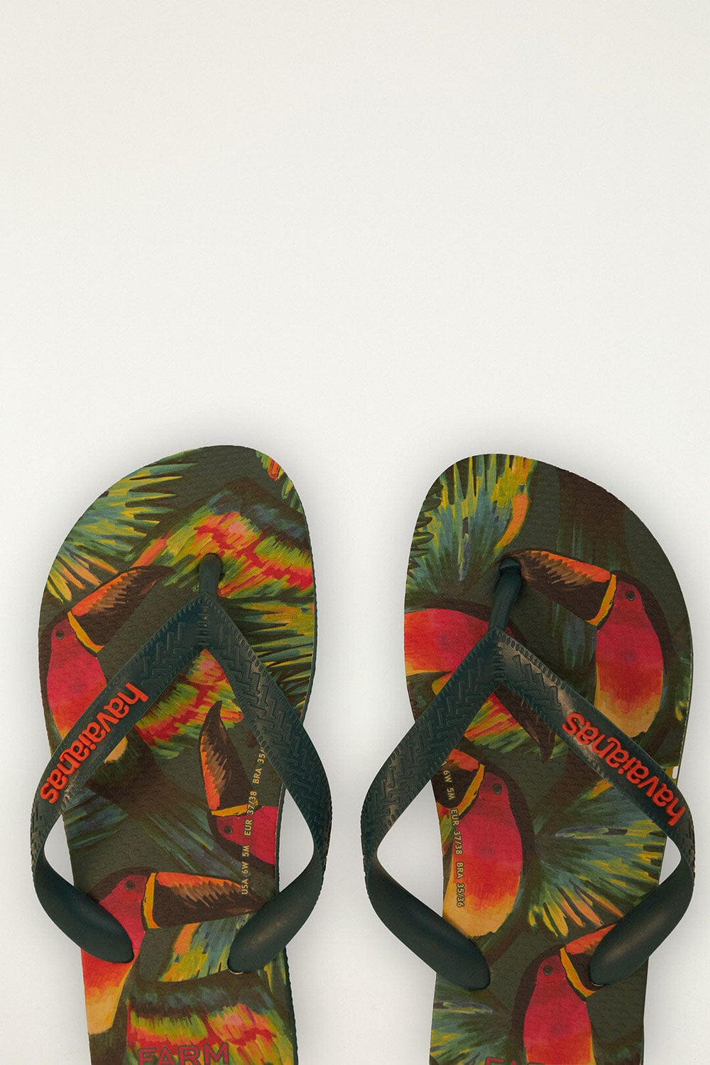 Farm Tuca Havaianas Sandals - FARM Rio GREEN