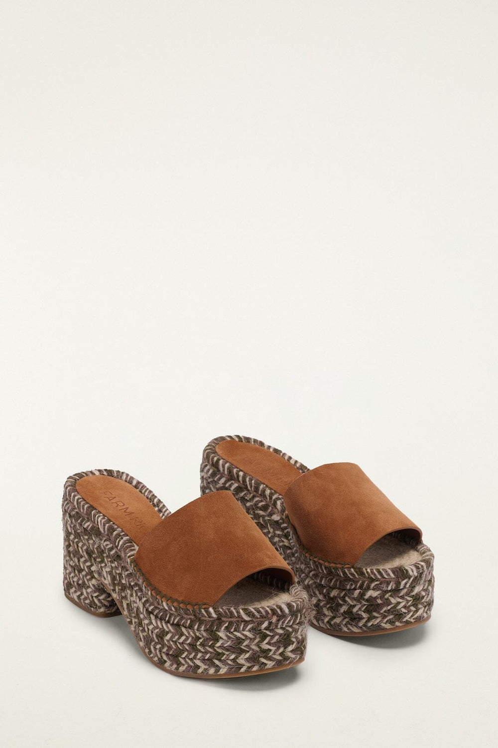 Brown Platform Espadrille Sandal - FARM Rio BROWN