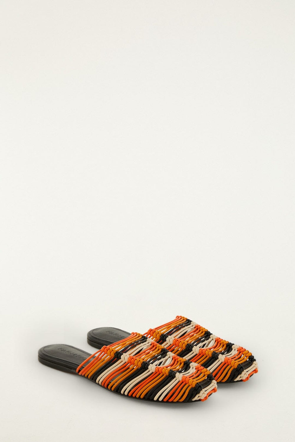 Macrame Flat Mule - FARM Rio TOUCAN MULTICOLOR
