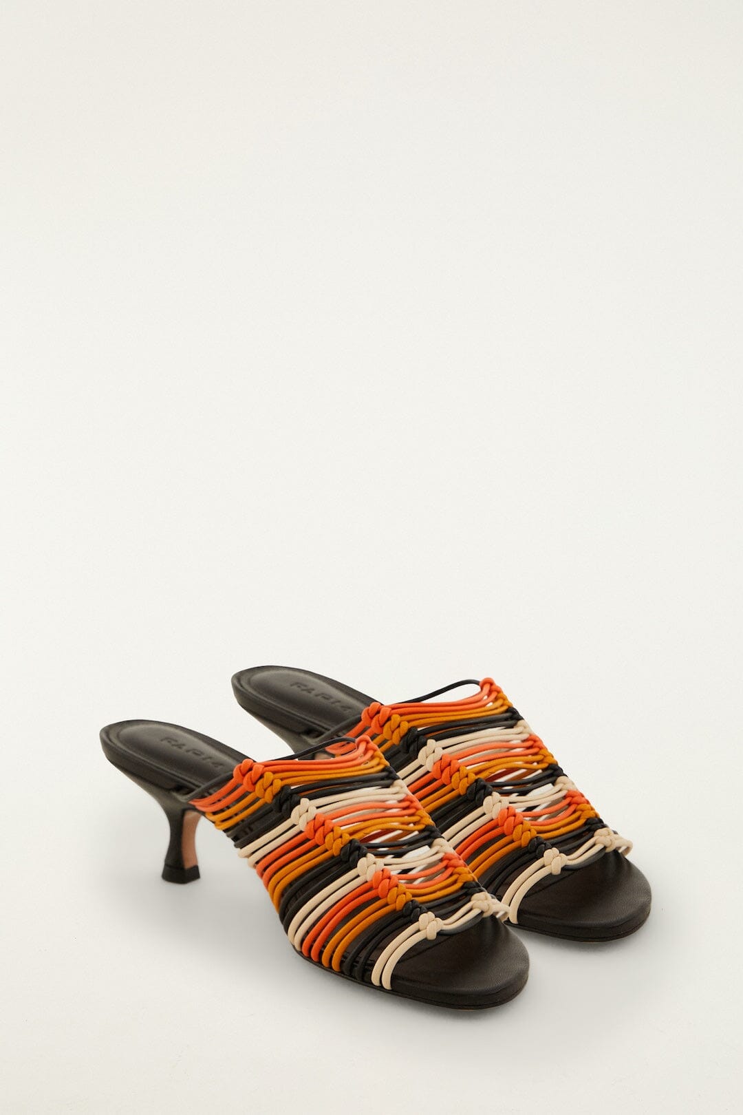 Macrame Kitten Heel - FARM Rio TOUCAN MULTICOLOR