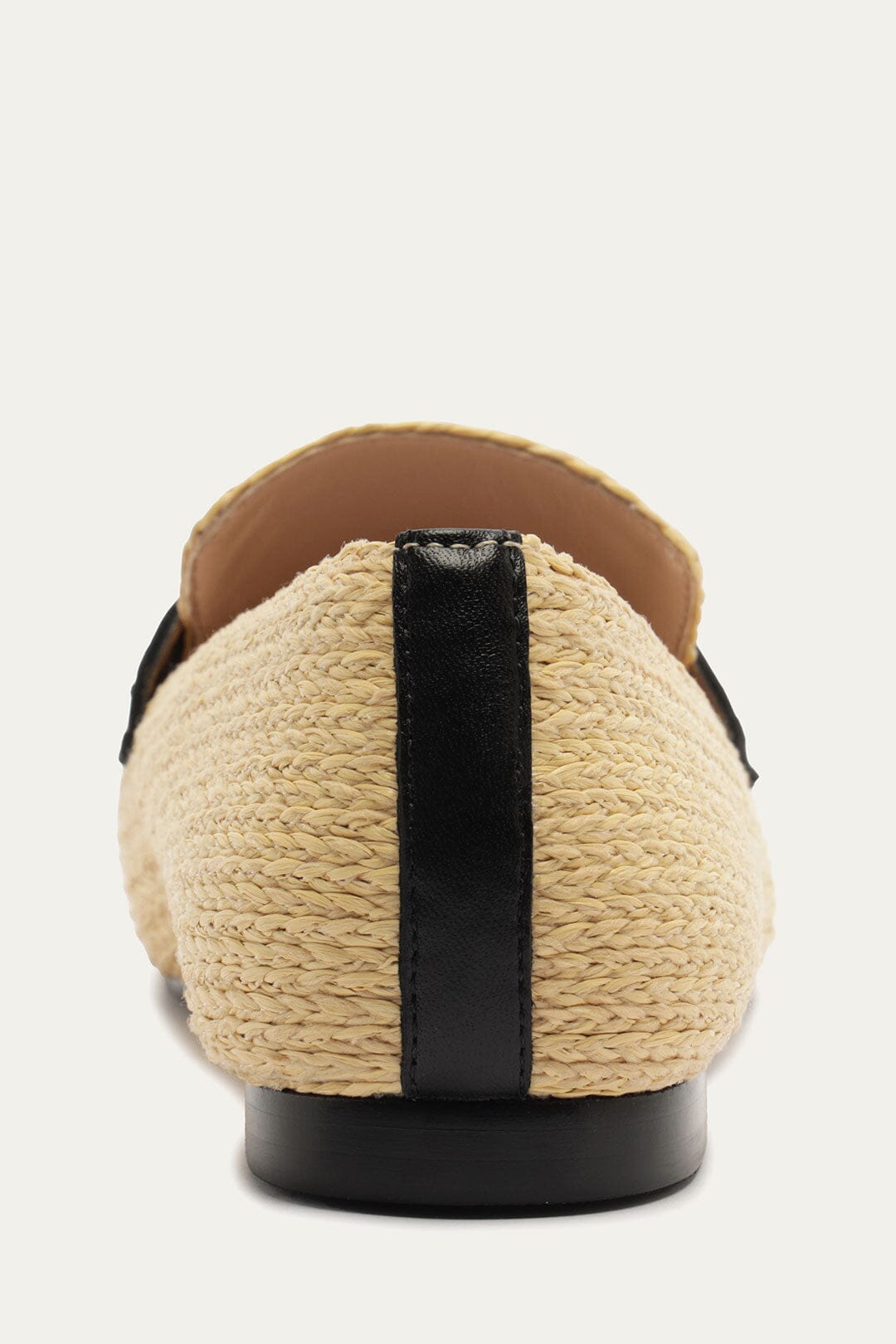 Raffia Loafer - FARM Rio BLACK + NATURAL