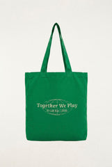 Green Together We Play Tote Bag - FARM Rio TOGETHER WE PLAY