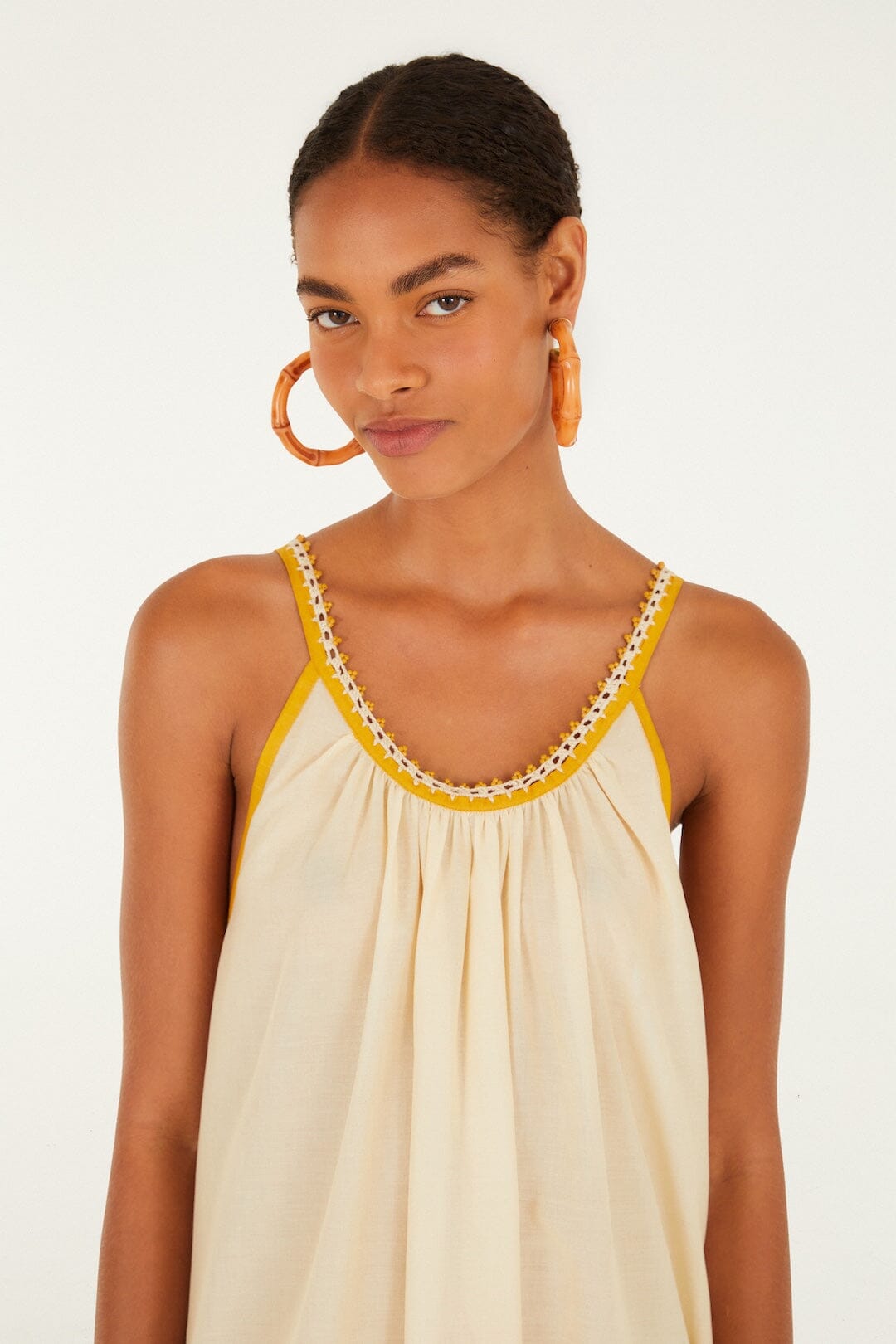 Light Blush Hilo Stripes Maxi Dress - FARM Rio HILO STRIPES LIGHT BLUSH