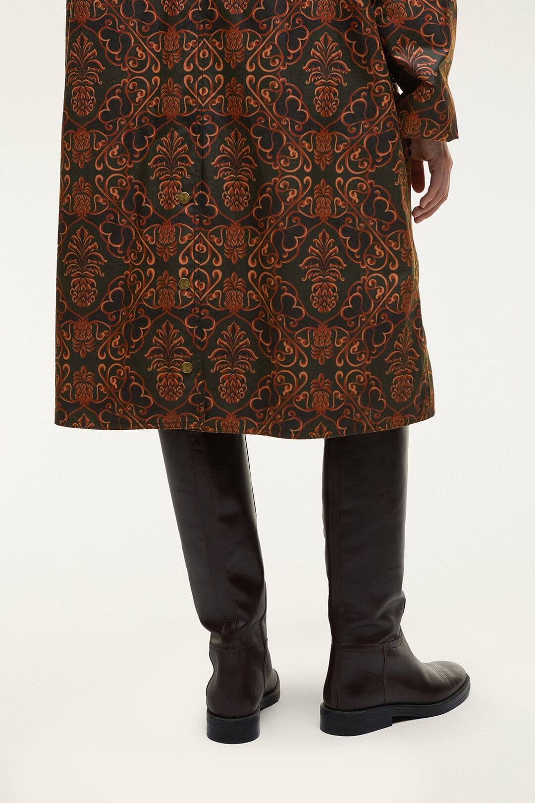 Luana Waxed Jacket - FARM Rio ROYAL PINEAPLE GREEN