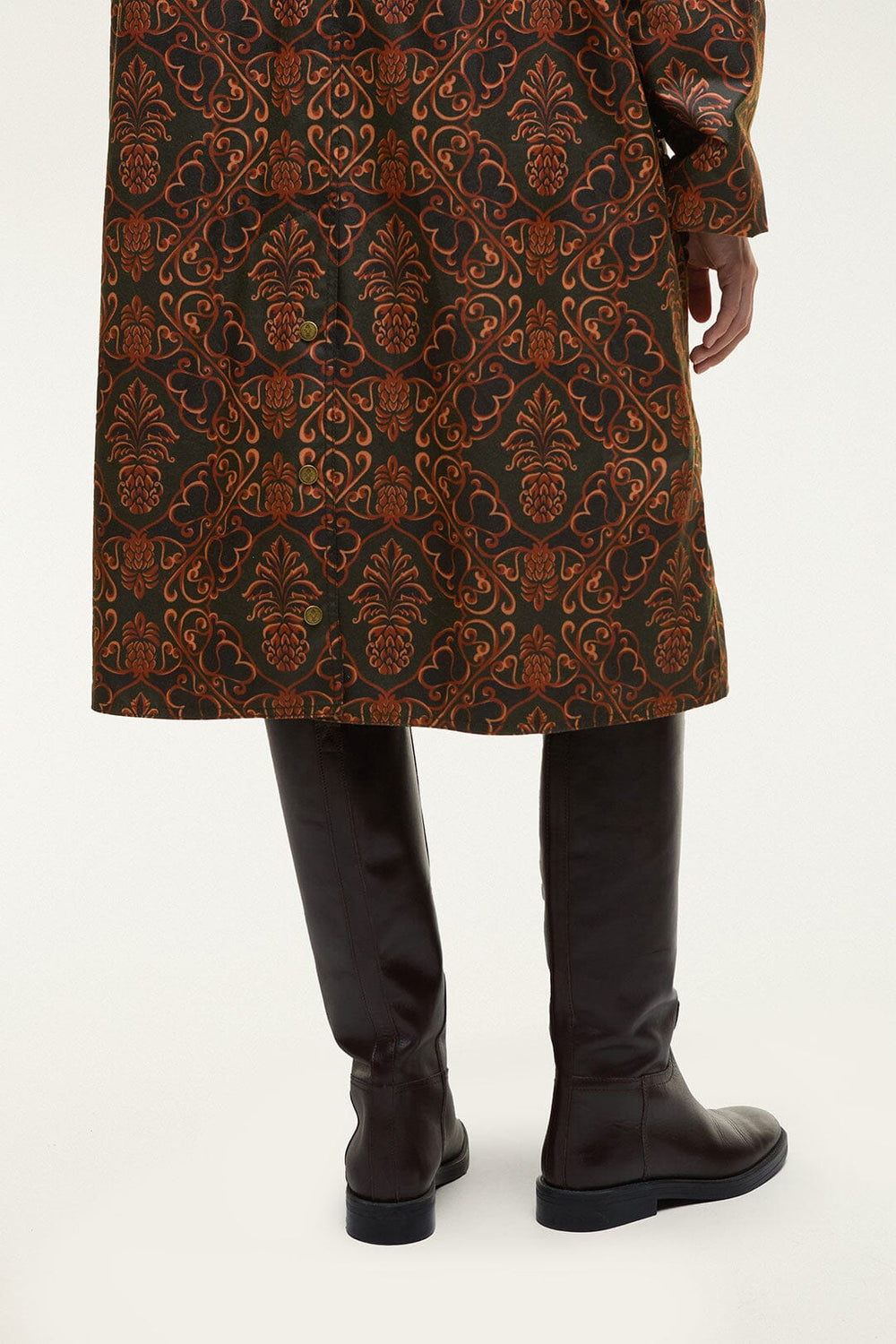 Luana Waxed Jacket - FARM Rio ROYAL PINEAPLE GREEN