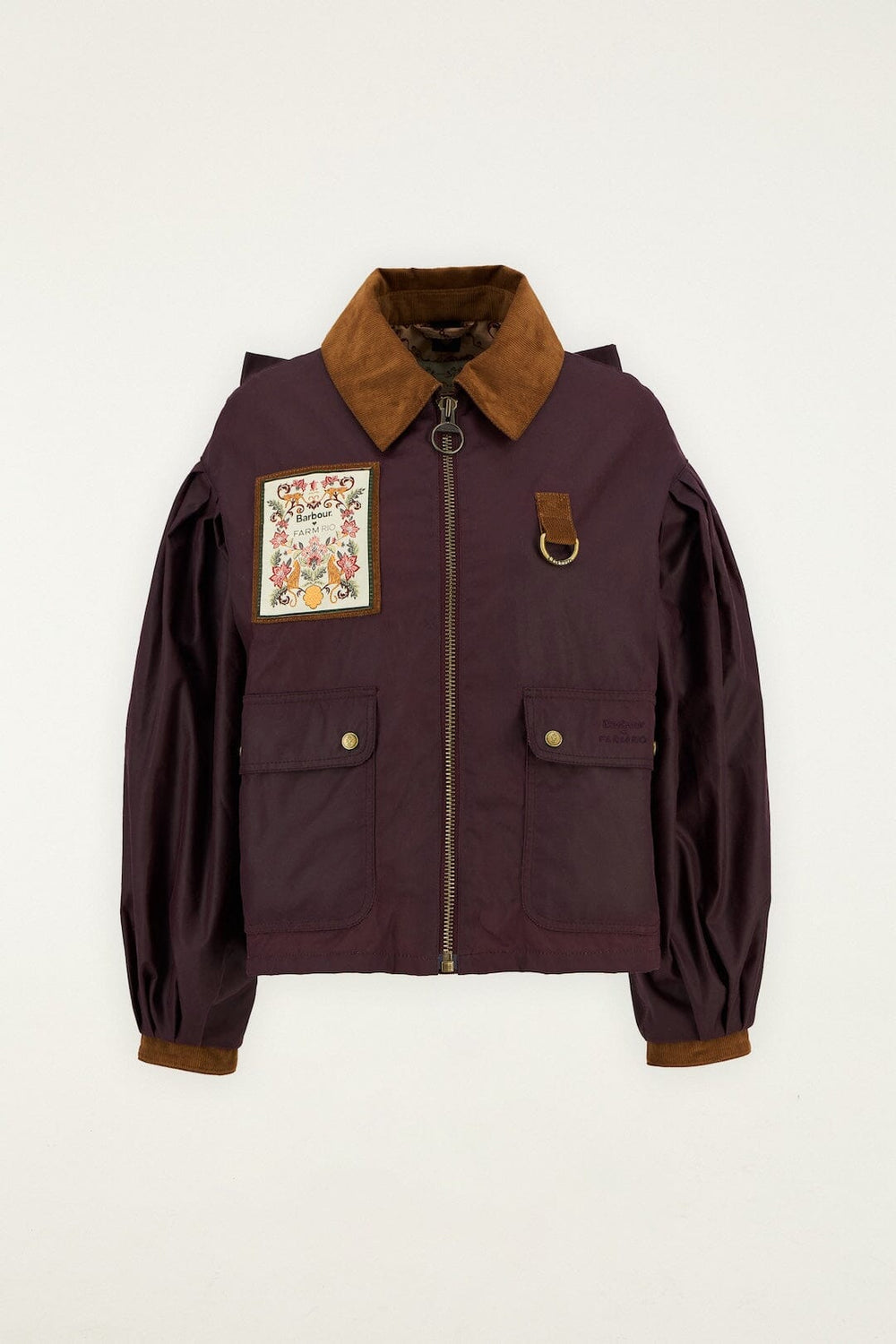Burgundy Bow Jacket - FARM Rio BURGUNDY