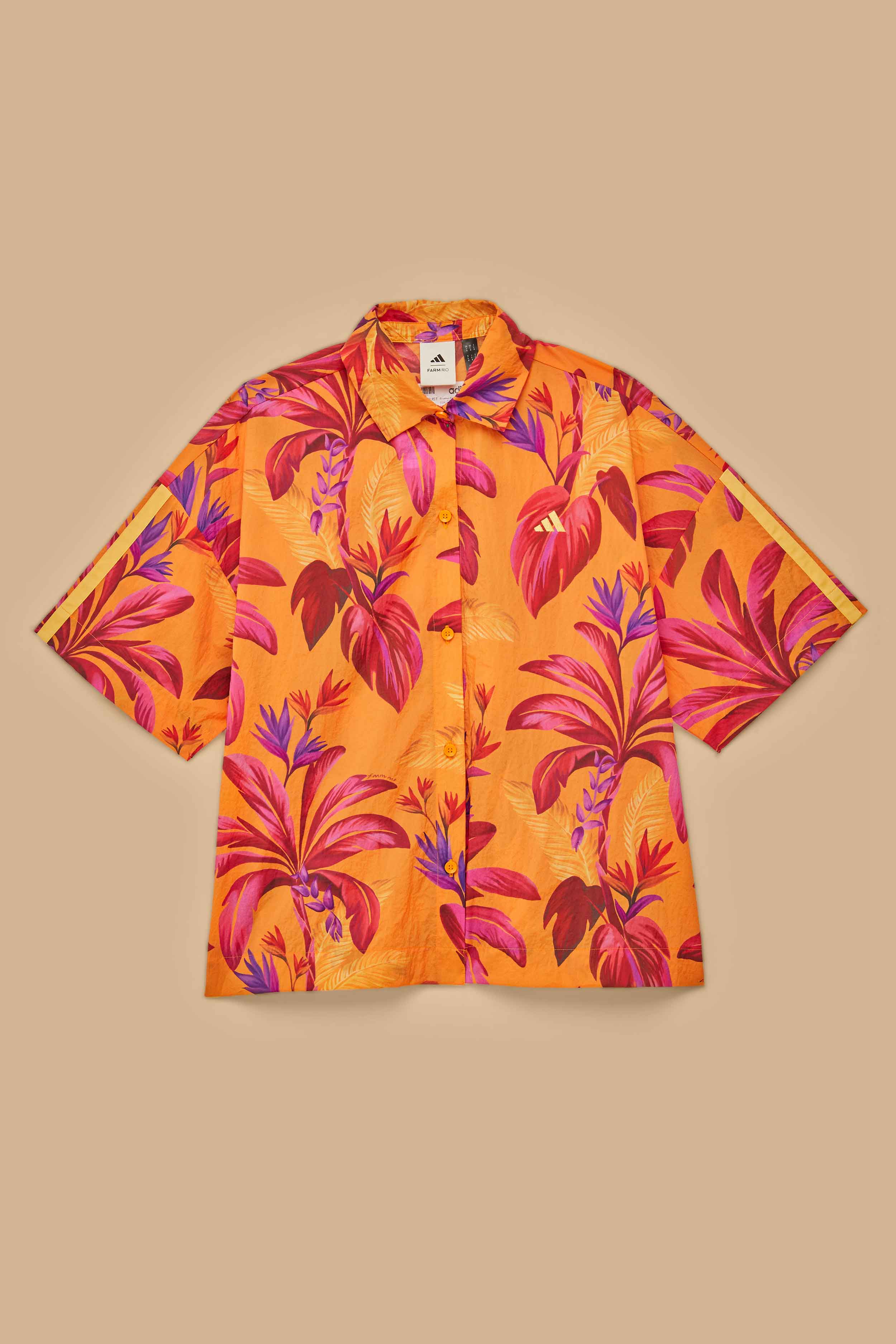 Adidas Tropical Breeze Bright Orange Shirt - FARM Rio ORANGE