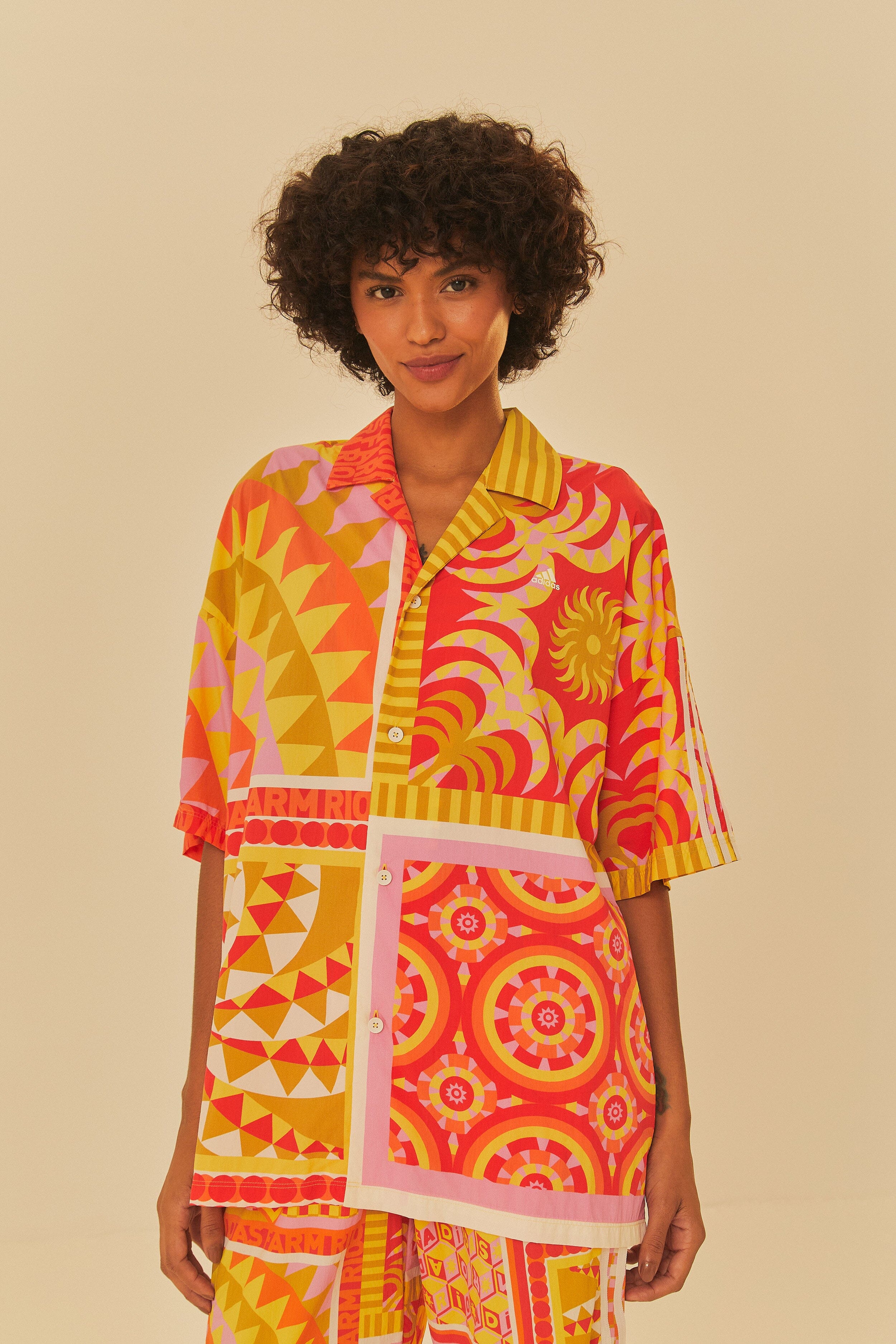 Adidas Farm Solar Kaleidoscope Pink Top - FARM Rio PINK