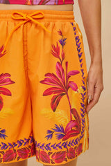 Adidas Tropical Breeze Bright Orange Short - FARM Rio ORANGE